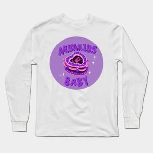 Aquarius Baby cake Long Sleeve T-Shirt